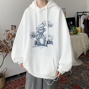 LM045主推：大链接。（圆领）连帽卫衣男 夏季短袖类目大改款图片