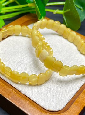 特价款天然蜜蜡手排女款琥珀文玩手串保真支持复检