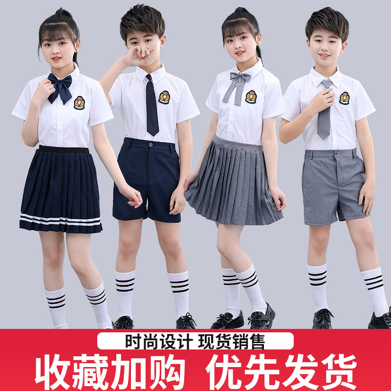中小学生大合唱毕业服装英伦风校服班服朗诵演出服儿童幼儿园园服