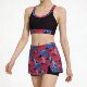 引擎鸟炫彩运动半裙跑步裙速干运动健身马拉松跑步有内衬裤 裙