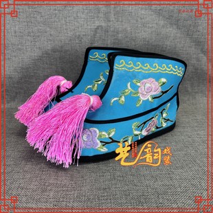 戏曲彩快戏剧京剧武旦女薄底女打靴武旦靴战靴绣花轮胎底女快靴