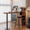 实木吧台桌子阳台休闲家用客厅沙发隔断柜高脚桌子小吧台长条桌子