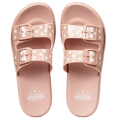 罗敷女士全新PVC材质一字拖