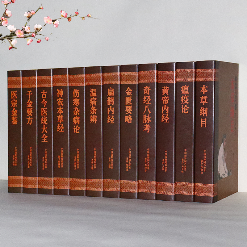 中医文化中医院药房养生馆仿真书假书装饰摆件华佗李时珍古代名医