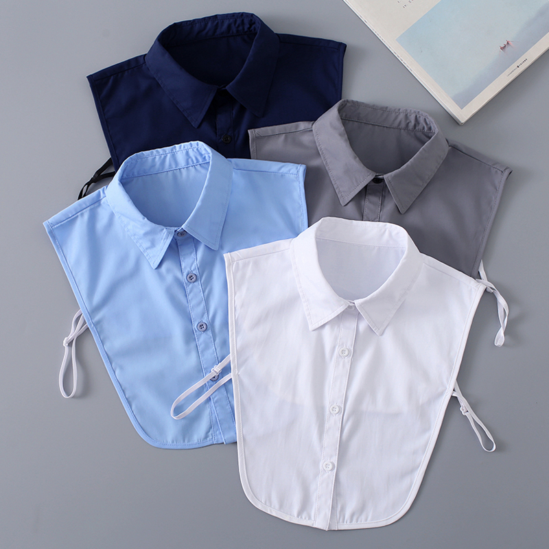 2024新款假领子棉正装男女士衬衣领百搭职业工装秋冬春搭配假衣领