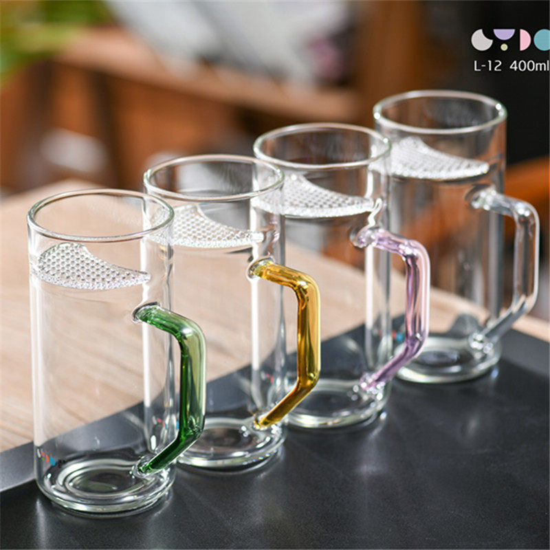璃都玻璃办公绿茶手工图片
