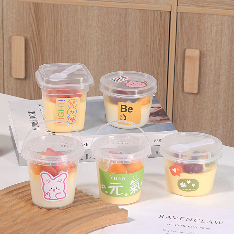 布丁杯双皮奶一次性打包杯耐高温