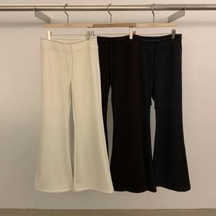 underkey 爱情 PD140 韩国代购 加絨喇叭褲 模漾