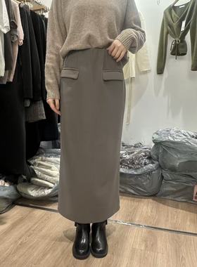 愛情的模漾  韓國代購 AA040（LEWIN）鬆緊腰半身裙