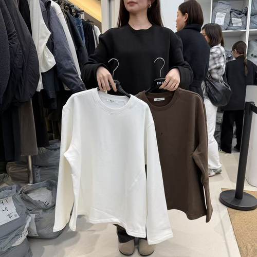 爱情的模漾  韩国代购 PD132（edit）加絨大學T