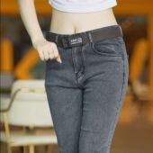 薄款 2025新款 高街直筒修身 男士 小脚贴身休闲裤 夏季 男款 子男 牛仔裤