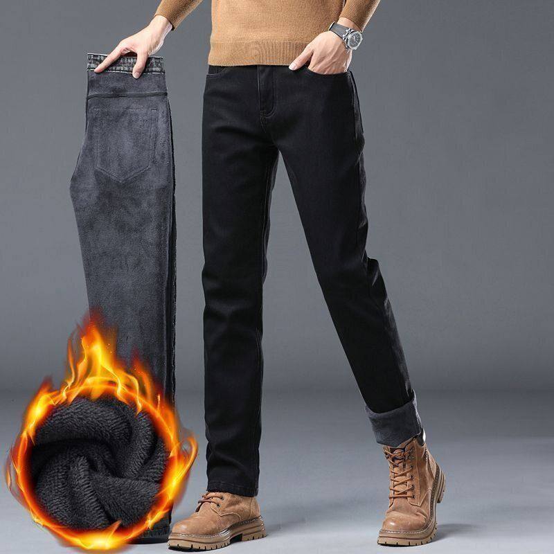 春款男士牛仔裤直筒修身男裤2026新款潮牌男款休闲裤子男加绒冬天
