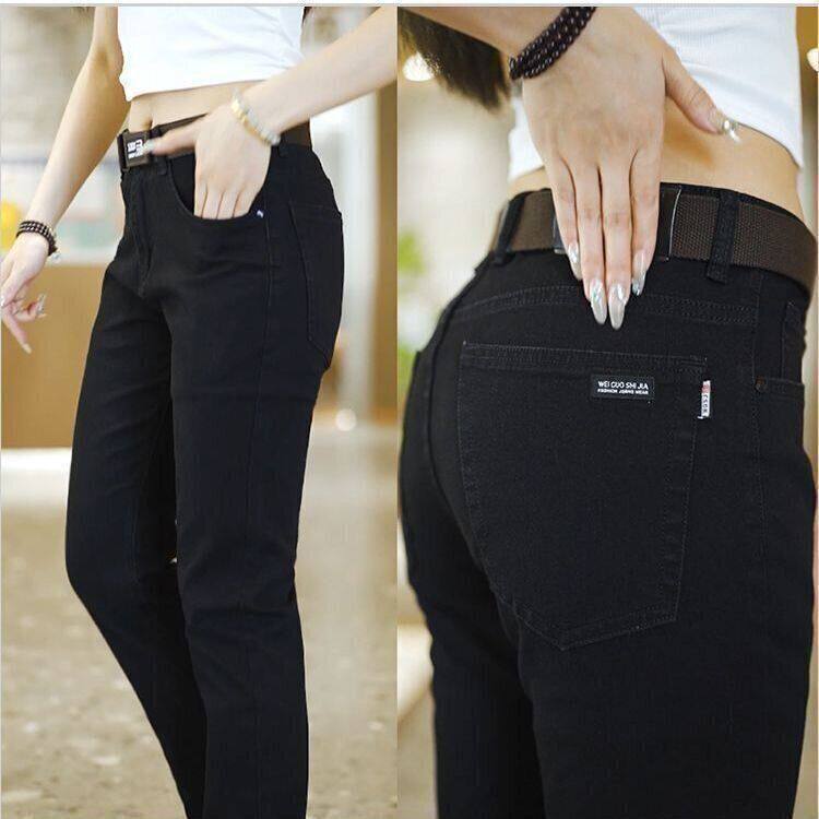 牛仔裤男士春秋潮牌修身直筒长裤2026新款春季弹力水洗休闲裤子男