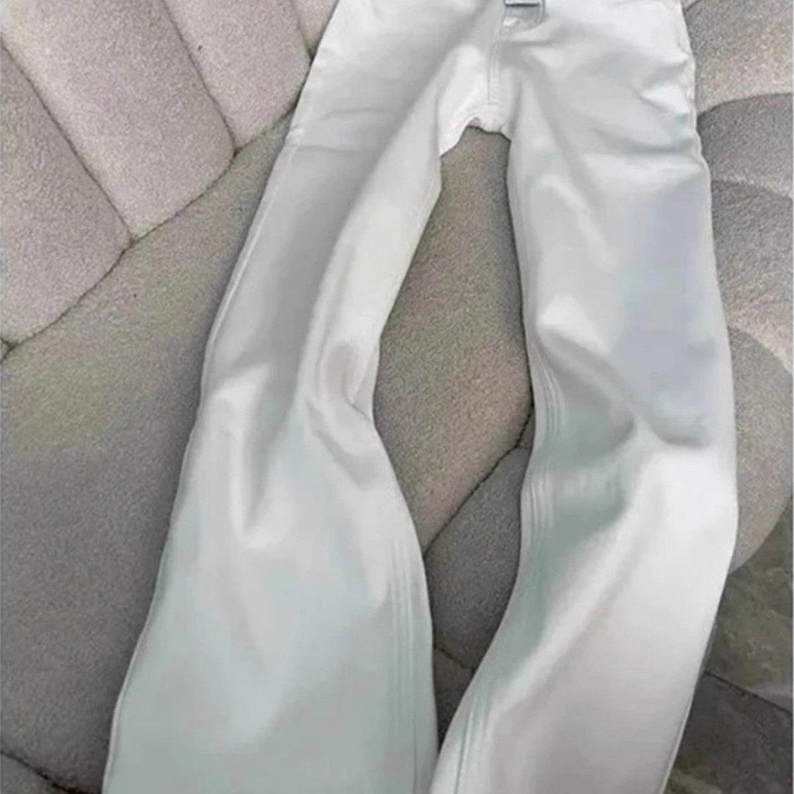 美式复古水洗夏季牛仔裤男生春夏高街vibe直筒裤子修身微喇弯刀裤