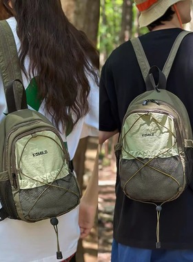 法国Mlcanl Kons胸包高颜值多功能双肩包男女户外出行斜挎包学生