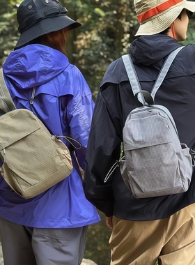 法国Mlcanl Kons胸包男大学生休闲单肩包女斜跨包户外旅行双肩包