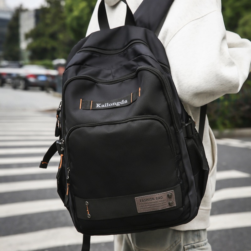 法国Mlcanl Kons双肩包加厚设计旅行背包男生初高中生书包大学生