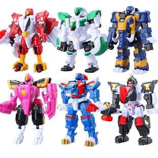 迷你特工队4之兽王力量福乐狮王机甲变形机器人儿童玩具男孩金刚