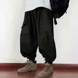 版型已注册美式复古嘻哈Q大口袋设计感阔腿工装冲锋裤K83-P68控88，男装工装外套，电商A005-1