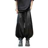 风B冰丝龙纹暗花九分裤男宽松裤长裤萝卜束脚裤K211-P68控88，男装休闲裤，电商A005-1