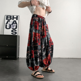 超大码8XL风泰大象垂感折褶小众设计阔腿裤男K275-P68控88，男装休闲裤，电商A005-1