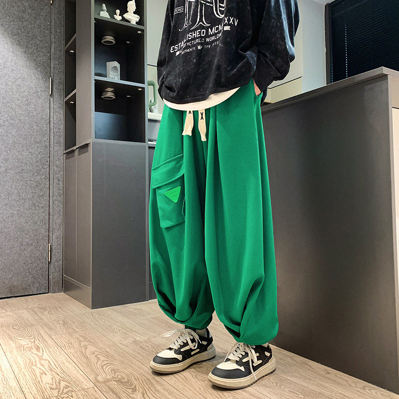 美式高街大口袋X小众设计华夫格工装裤篮球运动裤男K87-P68控88,男装工装外套,电商A005-1