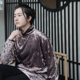 暗黑舞台演出垂感堆堆领J金丝绒打底衫保暖内穿T桖男T20-P65控78,男装T恤,电商A005-1,电商基地 暗黑舞台演出垂感堆堆领J金丝绒打底衫保暖内穿T桖男T20-P65控78,男装T恤,电商A005-1,电商基地