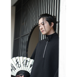 新中式J立领拉链卫衣男ins小众金属拉链套头外套潮WY02-P65控88，女装短外套，电商A005-1