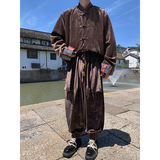 新中式B民族风金丝绒龙纹夹克哈伦裤飞鼠裤套装男TZ177-P143控168，男装休闲套装，电商A005-1