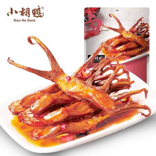 小胡鸭甜辣鸭舌95g2袋真空独立装