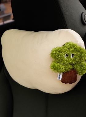 放青松汽车头枕腰靠舒适颈部车用座椅护颈枕车内靠枕车载枕头可爱