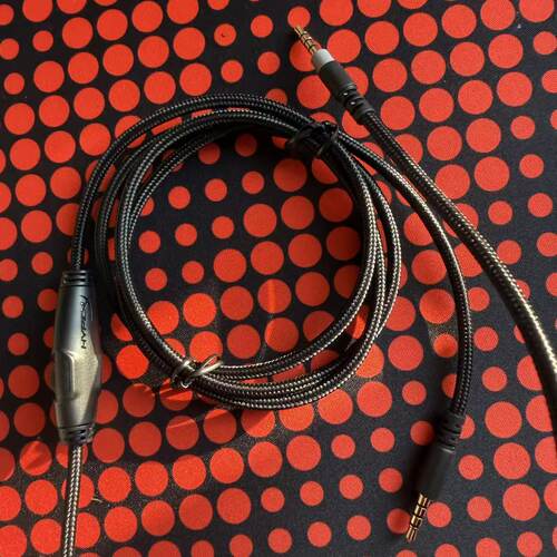 适用于HyperX极度未知耳机音频线Alpha阿尔法S天际编织原配配件麦