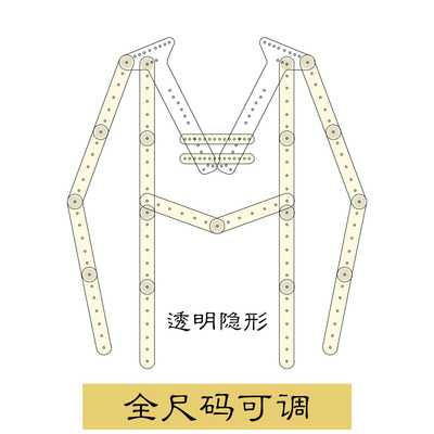 亚克力透明衣架场景拍摄道具