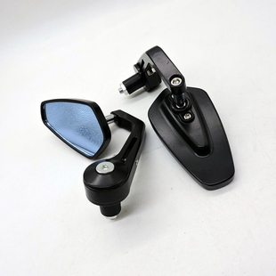 适用奔达金吉拉300/450灰石拿破仑250川崎Z800改装复古手把后视镜