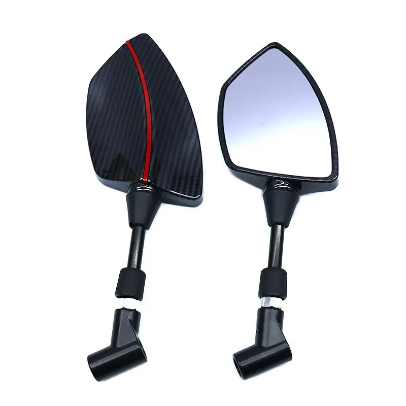 战斧后视镜小牛u+abc/RQi九号Dz110PE300P 009电摩通用改装反光镜