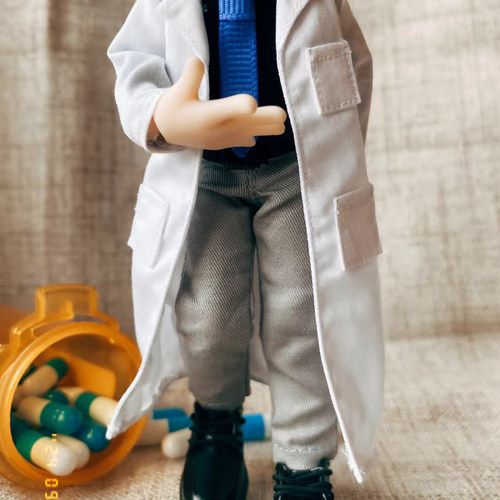 阿巳3.0BJD修罗丸12分北冥男女OB11阿巳2.0娃衣白大褂