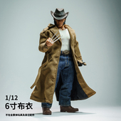 FIGUREml金钢狼惩罚者长风衣 6寸romankey无界壮方大头CRAZY