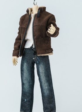 阿巳3.0 北冥12BJD修罗丸娃衣方大头蚂蚁ant岚素体 夹克衬牛仔裤