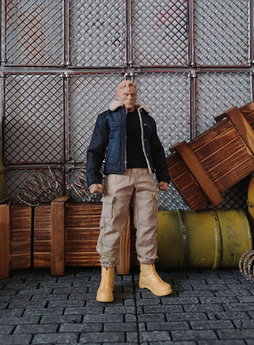 现货1/12阿巳3.0北冥12分6寸方大头NW素体军绿卡其浅灰束脚工装裤