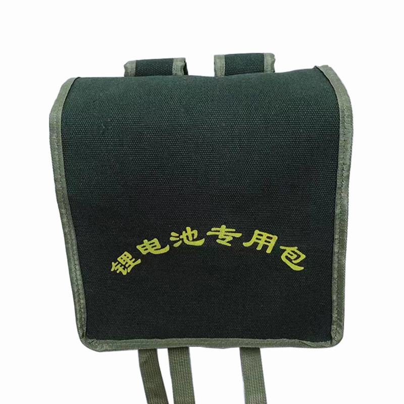 锂电池加厚帆布背包12V14.6V通用逆变器机头蓄电瓶双肩包户外专用