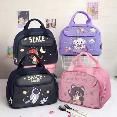 卡通手提包饭盒袋便当包保温包