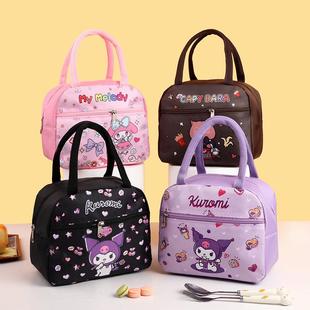 卡通防水保温袋 学生饭盒袋 手拎便当包午餐包铝箔餐包