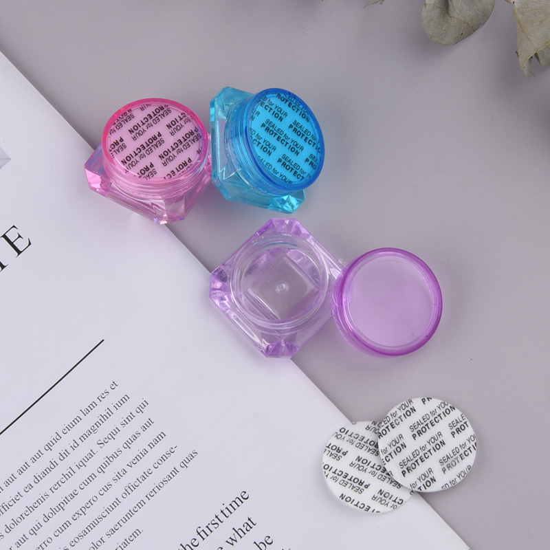 2 3g5克钻石面霜盒 钻石膏霜盒化妆品分装盒瓶空盒子小样盒瓶