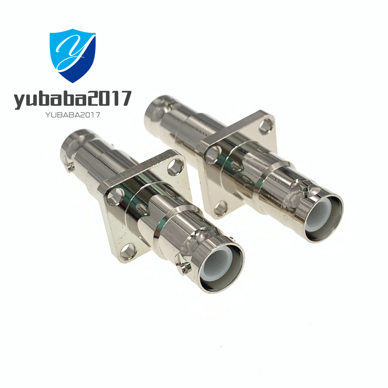 BNC高压母对母4孔防水法兰 SHV高压母座 BNC5KV连接器 SHV-KKY
