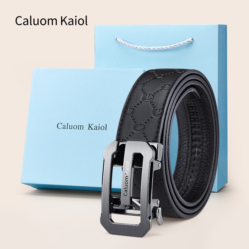 CaluomKaiol高档自动扣百搭腰带