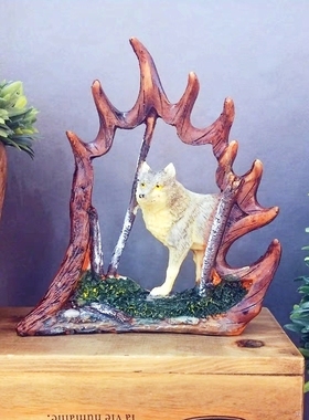 桌面小礼物树脂装饰摆件仿真动物