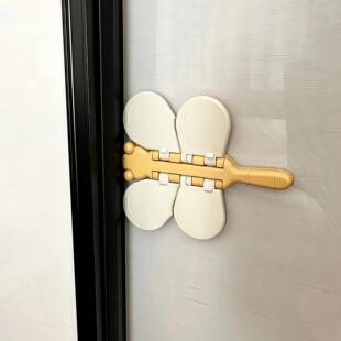 儿童推拉门锁扣防开门窗户限位器安全锁柜子防夹手衣柜卡扣玻璃门