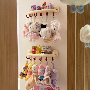 适用于泡泡玛特系列展架挂钩盲盒收纳展示架上墙免打孔吸盘式壁挂