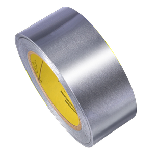 3M425铝箔胶带耐高温加厚铝箔胶粘带强弱电屏蔽电镀遮蔽无衬纸铝箔胶带金属密封导热高温阻燃防水自粘单面胶