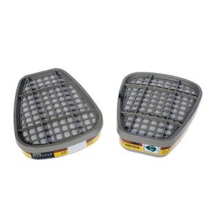 正品活性炭3M防毒面具滤毒盒6001CN/2/3/4/6006有机蒸气甲醛过滤